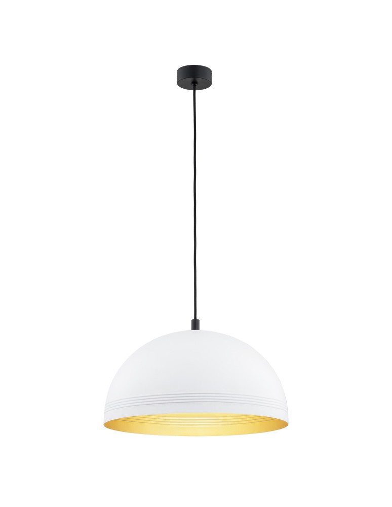 Single pendant lamps - Argon BONITA 1-fl. pendant lamp 1x15W (max) white gold center 8241 - product kolory-swiatla.pl 1