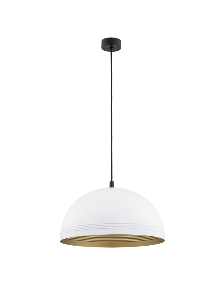 Single pendant lamps - Argon BONITA 1-fl. pendant lamp 1x15W (max) white gold center 8241 - product kolory-swiatla.pl 2