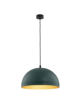 Argon BONITA lampa wisząca 1 pł. 1x15W (max) zielony złoty środek 8243