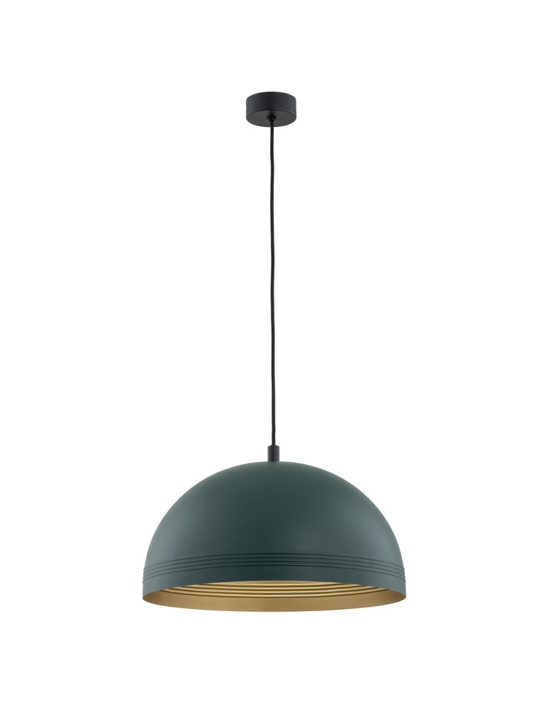 Single pendant lamps - Argon BONITA 1-fl. pendant lamp 1x15W (max) green gold center 8243 - product kolory-swiatla.pl 2