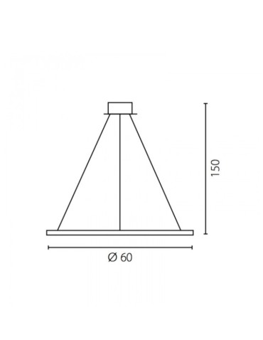 RAMKO Echo Żyrandol 60 LED Zewnętrzny 67883 - produkt 2