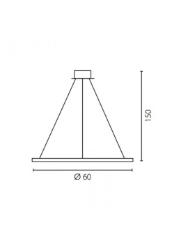 RAMKO Echo Żyrandol 60 LED Zewnętrzny 67883 - produkt 2
