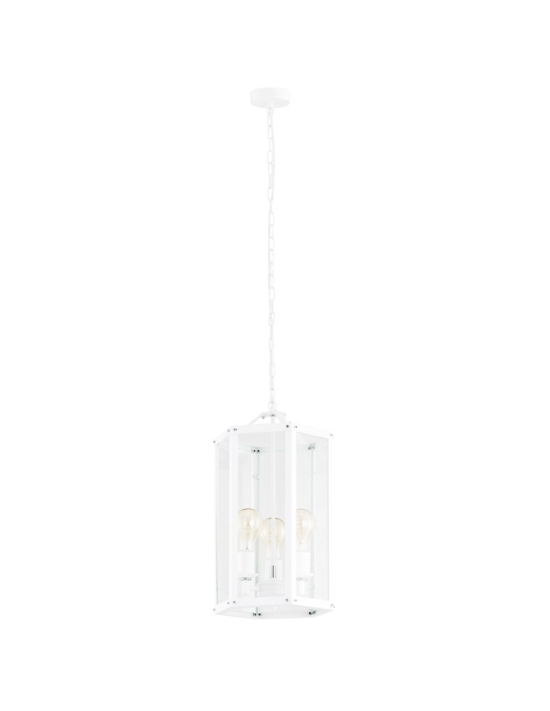 Argon BODRUM lampa wisząca 3 pł. 3x15W (max) biały struktura 1251