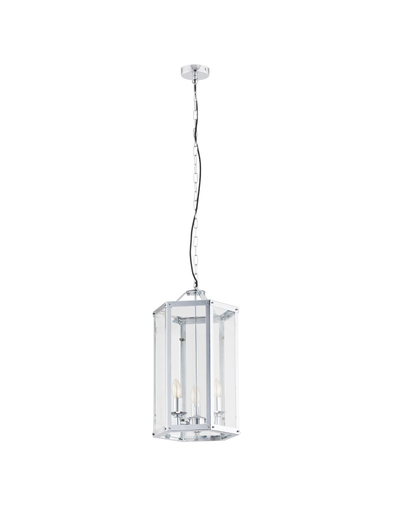 Pendant lamps - Argon BODRUM 3 fl. pendant lamp 3x15W (max) chrome 1252 - product kolory-swiatla.pl 1