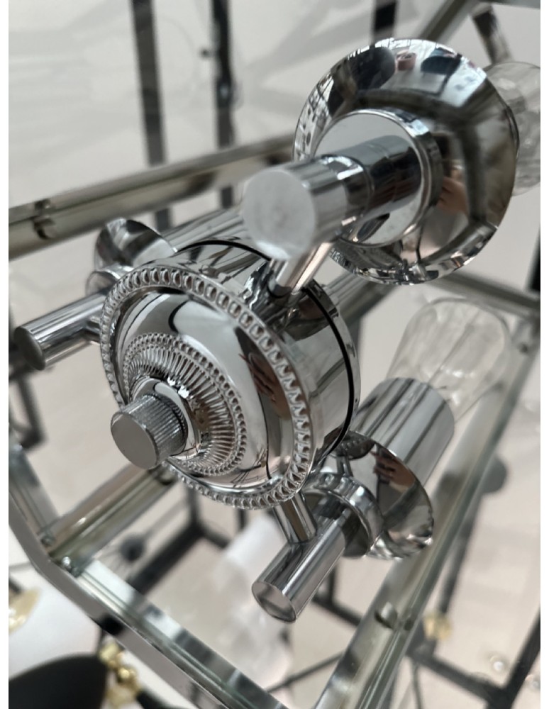 Pendant lamps - Argon BODRUM 3 fl. pendant lamp 3x15W (max) chrome 1252 - product kolory-swiatla.pl 4