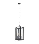 Argon BODRUM lampa wisząca 3 pł. 3x15W (max) czarny struktura 1253