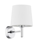 Wall lamps with lampshade - Argon BOLZANO PLUS wall lamp 1 pł. 1x15W (max) cream chrome 4760 - product 4