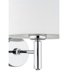 Wall lamps with lampshade - Argon BOLZANO PLUS wall lamp 1 pł. 1x15W (max) cream chrome 4760 - product 6