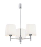 3-point chandelier - Argon BOLZANO PLUS 3 fl. chandelier 3x15W (max) cream chrome 6114 - product 1