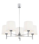 5-point chandeliers - Argon BOLZANO PLUS chandelier 5 fl. 5x15W (max) cream chrome 2110 - product 1