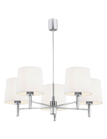 Argon BOLZANO PLUS chandelier 5 fl. 5x15W (max) cream chrome 2110