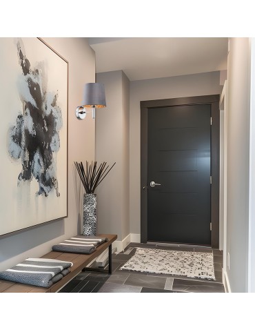 Argon BOLZANO PLUS wall lamp 1 pł. 1x15W (max) dark grey chrome 4725 - product 2