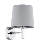 Wall lamps with lampshade - Argon BOLZANO PLUS wall lamp 1 pł. 1x15W (max) dark grey chrome 4725 - product 4