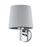 Wall lamps with lampshade - Argon BOLZANO PLUS wall lamp 1 pł. 1x15W (max) dark grey chrome 4725 - product 5