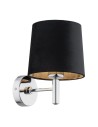 Argon BOLZANO PLUS wall lamp 1 pł. 1x15W (max) black chrome 4726