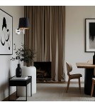 Wall lamps with lampshade - Argon BOLZANO PLUS wall lamp 1 pł. 1x15W (max) black chrome 4726 - product 2