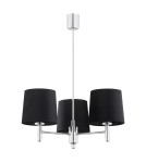 3-point chandelier - Argon BOLZANO PLUS 3 fl. chandelier 3x15W (max) black chrome 6108 - product 3