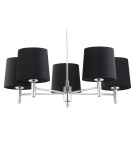 5-point chandeliers - Argon BOLZANO PLUS chandelier 5 fl. 5x15W (max) black chrome 2104 - product 4