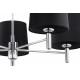 Argon BOLZANO PLUS żyrandol 5 pł. 5x15W (max) czarny chrom 2104