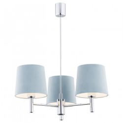 Argon BOLZANO żyrandol 3 pł. 3x15W (max) błękitny chrom 1383