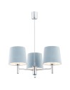 Argon BOLZANO żyrandol 3 pł. 3x15W (max) błękitny chrom 1383 Argon BOLZANO żyrandol 3 pł. 3x15W (max) błękitny chrom 1383