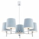 Argon BOLZANO żyrandol 5 pł. 5x15W (max) błękitny chrom 2076