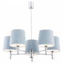 Argon BOLZANO żyrandol 5 pł. 5x15W (max) błękitny chrom 2076