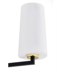 3-point chandelier - Argon CAMELOT PLUS 3 fl. chandelier 3x15W (max) opal mat black mat 6143 - product 4