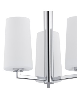 Argon CAMELOT żyrandol 3 pł. 3x15W (max) chromowany stelaż klosze opal mat 1224 - produkt 2