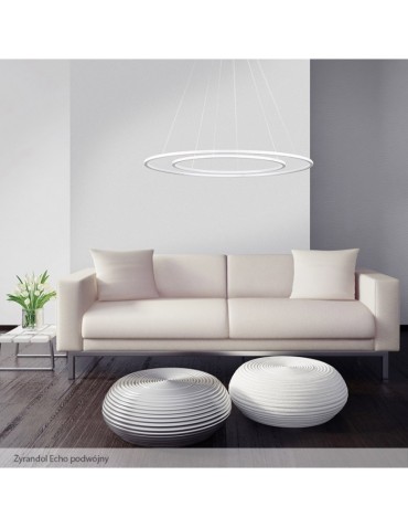 RAMKO Echo Żyrandol 90 + 120 LED 67930 - produkt 2