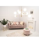 Pendant lamps spheres - Argon CAMERON 8 fl. pendant lamp 8x15W (max) opal mat brass 5043 - product 3