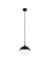 Argon CAPPELLO lampa wisząca 1 pł. 1x15W (max) opal mat czarny 8295