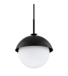 Single pendant lamps - Argon CAPPELLO 1 fl. pendant lamp 1x15W (max) opal mat black 8295 - product 3