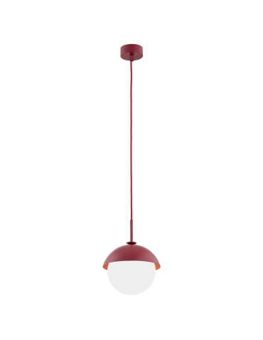 Argon CAPPELLO 1 fl. pendant lamp 1x15W (max) opal mat red 8296