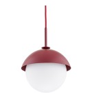 Single pendant lamps - Argon CAPPELLO 1 fl. pendant lamp 1x15W (max) opal mat red 8296 - product 4