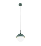 Single pendant lamps - Argon CAPPELLO 1 fl. pendant lamp 1x15W (max) opal mat green 8297 - product 1