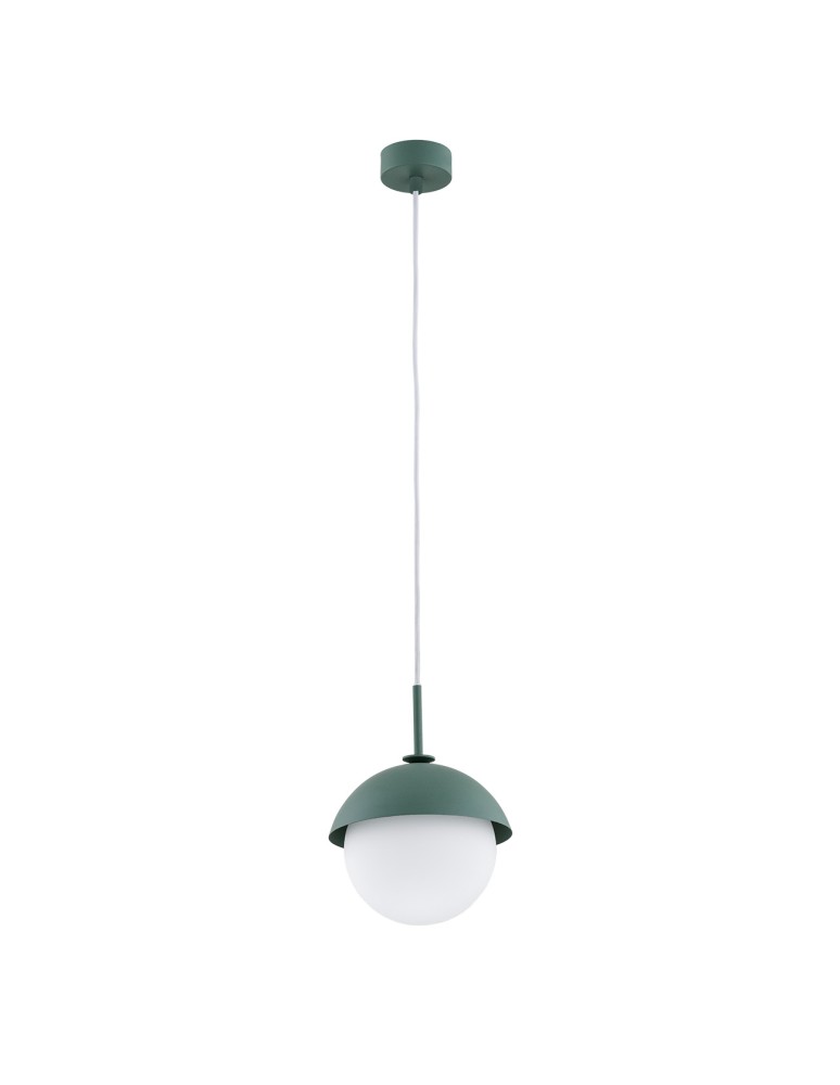 Single pendant lamps - Argon CAPPELLO 1 fl. pendant lamp 1x15W (max) opal mat green 8297 - product kolory-swiatla.pl 2