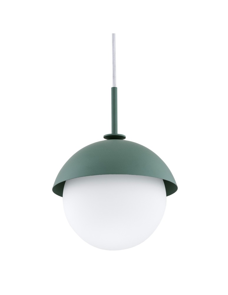 Single pendant lamps - Argon CAPPELLO 1 fl. pendant lamp 1x15W (max) opal mat green 8297 - product kolory-swiatla.pl 3