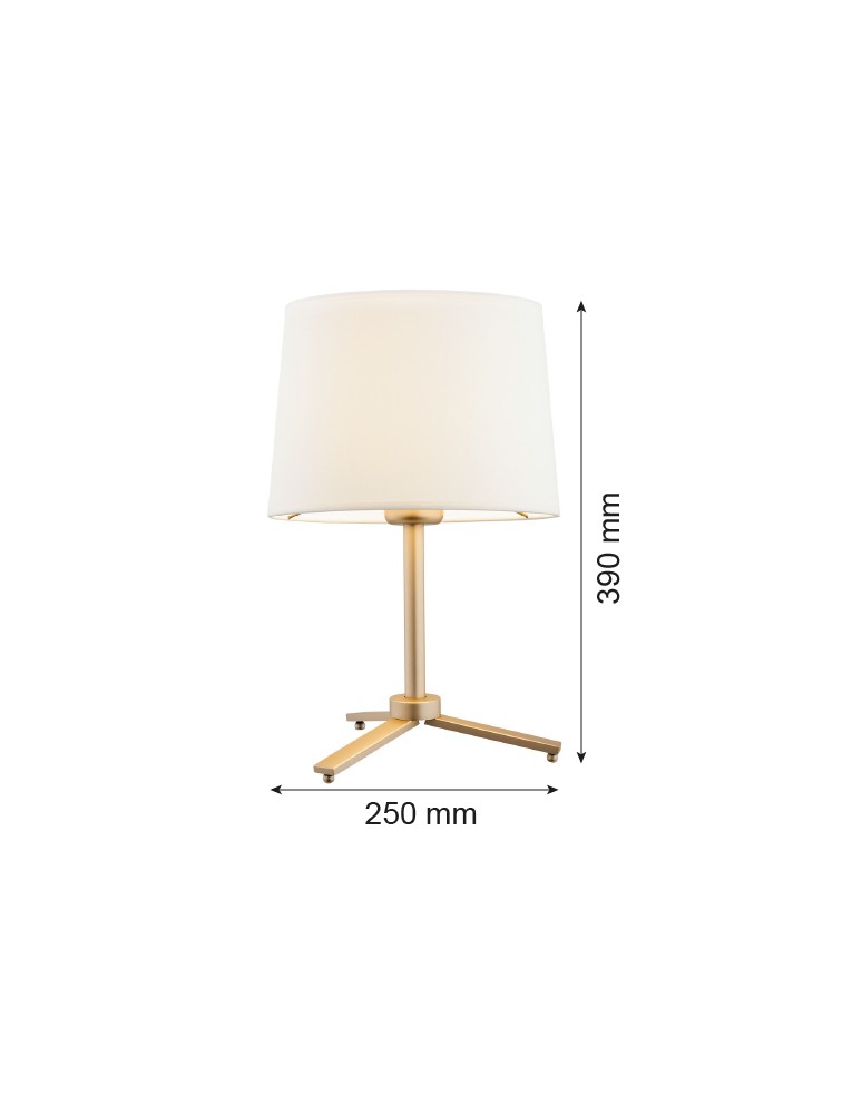 Tripod table lamps - Argon CAVALINO l. table 1 fl. 1x15W (max) cream gold 8318 - product kolory-swiatla.pl 3