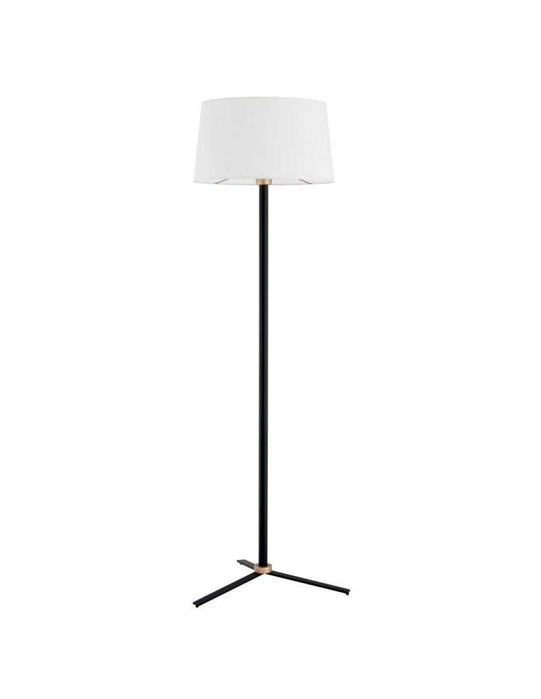 Floor lamps with lampshade - Argon CAVALINO l. floor lamp 1 pł. 1x15W (max) cream black 8308 - product kolory-swiatla.pl 2