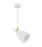 Spotlight ceiling lamps - Argon CHARLOTTE pendant lamp 1 pł. 1x15W (max) white structure brass elements 4684 - product 2