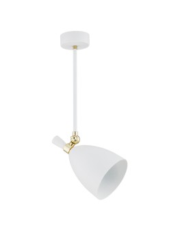 Argon CHARLOTTE pendant lamp 1 pł. 1x15W (max) white structure brass elements 4684 - product 2