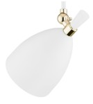 Argon CHARLOTTE lampa wisząca 1 pł. 1x15W (max) biały struktura elementy mosiądzowane 4684