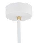 Spotlight ceiling lamps - Argon CHARLOTTE pendant lamp 1 pł. 1x15W (max) white structure brass elements 4684 - product 5