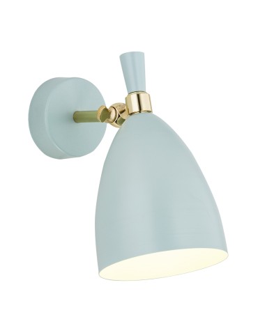 Argon CHARLOTTE wall lamp 1 pł. 1x15W (max) matte blue brass elements 4700
