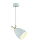 Spotlight ceiling lamps - Argon CHARLOTTE pendant lamp 1 pł. 1x15W (max) blue matte brass elements 4685 - product 1