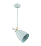 Spotlight ceiling lamps - Argon CHARLOTTE pendant lamp 1 pł. 1x15W (max) blue matte brass elements 4685 - product 2