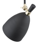 Spotlight ceiling lamps - Argon CHARLOTTE pendant lamp 1 pł. 1x15W (max) black structure brass elements 4686 - product 4