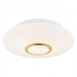 Argon CHICAGO plafon 2 pł. 2x15W (max) opal mat mosiądzowany 1030