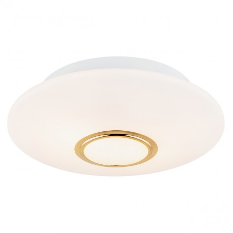 Argon CHICAGO plafon 2 pł. 2x15W (max) opal mat mosiądzowany 1030